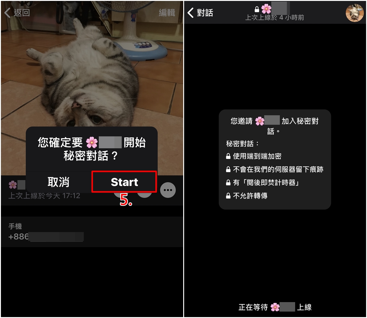 Telegeram如何与好友开启私密对话 Telegeram开启阅后即焚方法