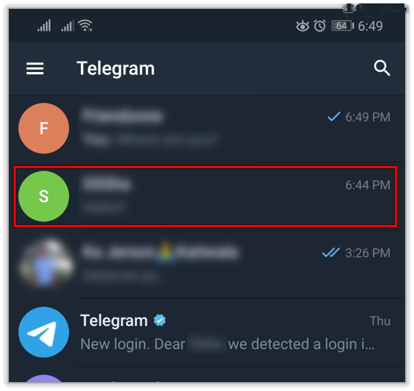 纸飞机APP怎么置顶消息