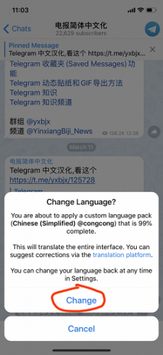 纸飞机安卓版怎么设置成简体中文模式