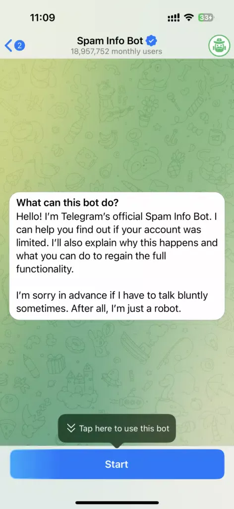telegeram被限制说话如何解除